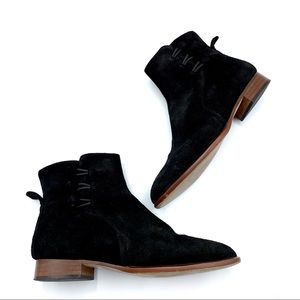 SixtySeven Suede Leather Ankle Booties
